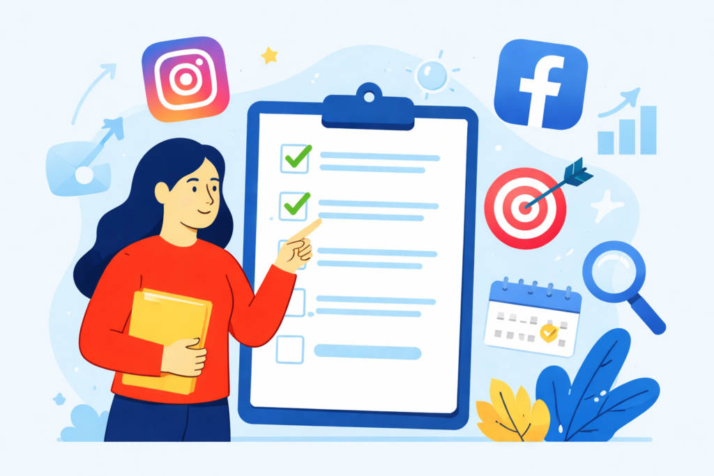 Instagram and Facebook